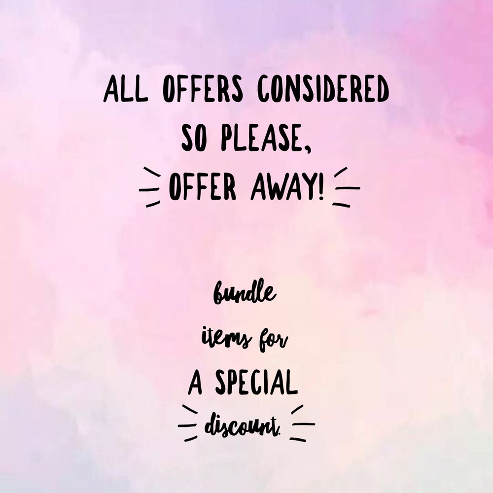 ALL OFFERS CONSIDERED 🌟